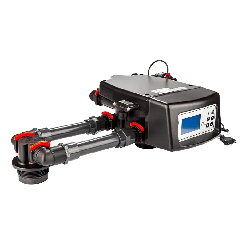 Jieyuan Custom 6t/h High Hard Water Softening Automatic Softening Valve 220V LCD Display Mounted 1-Year Double Tank Softening