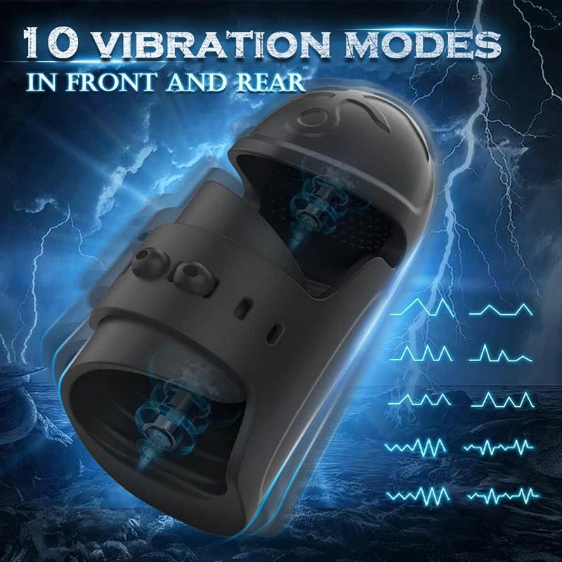 هزاز للرجال حشفة القضيب تأخير المدرب 10 الاهتزاز مدلك قوي ذكر معدات الاستمتاع واللعب الجنسي لآلة الجنس الكبار