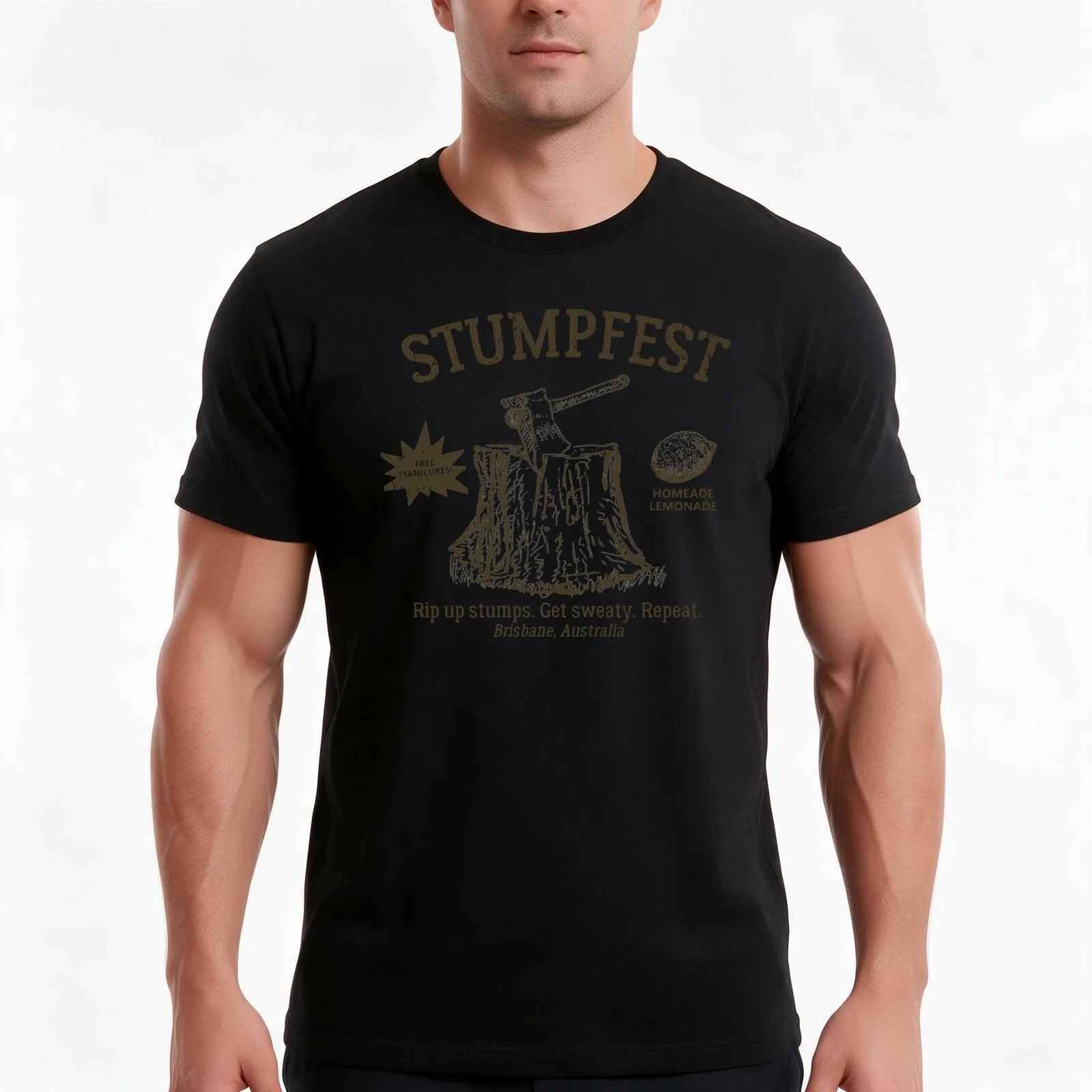 Stumpfest T-Shirt, Summer Casual Cotton Tee, Oversized Streetwear Tops, Vintage Graphic Print, Loose Fit Short Sleeve