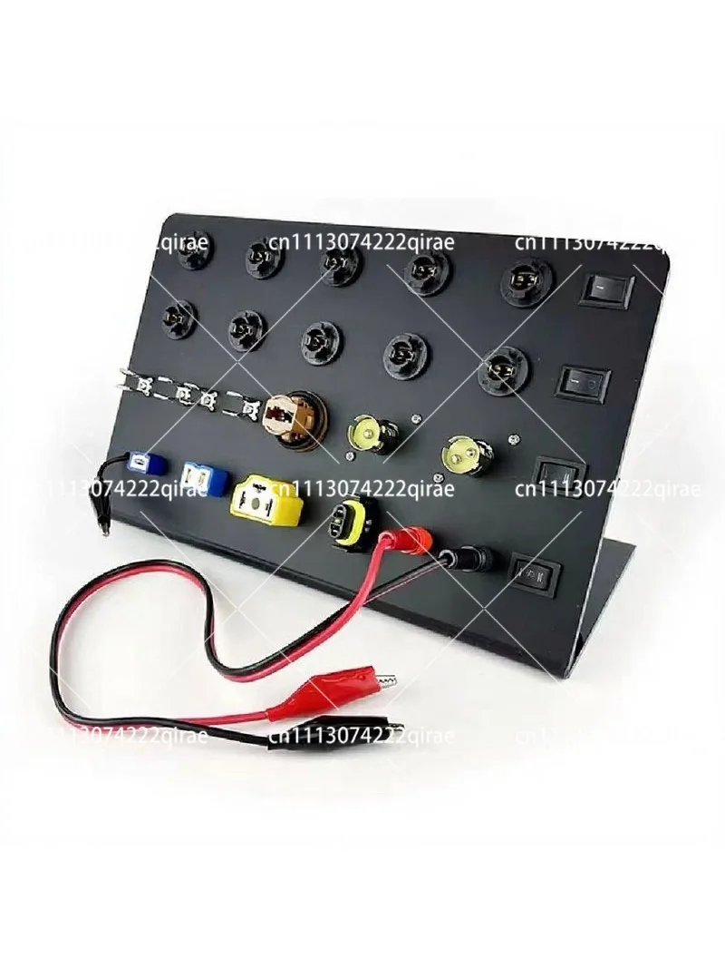 Multifunctional Car Electric Motorcycle Universal 12~24V Car Light Test Box Light Meter Test LED Bulb Meter Test Board
