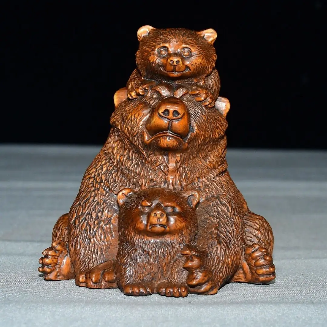 hand-carved-wood-mommy-bear-and-baby-bear-statue-figurine-desktop-ornaments-home-decoration-crafts-tea-pet-decor