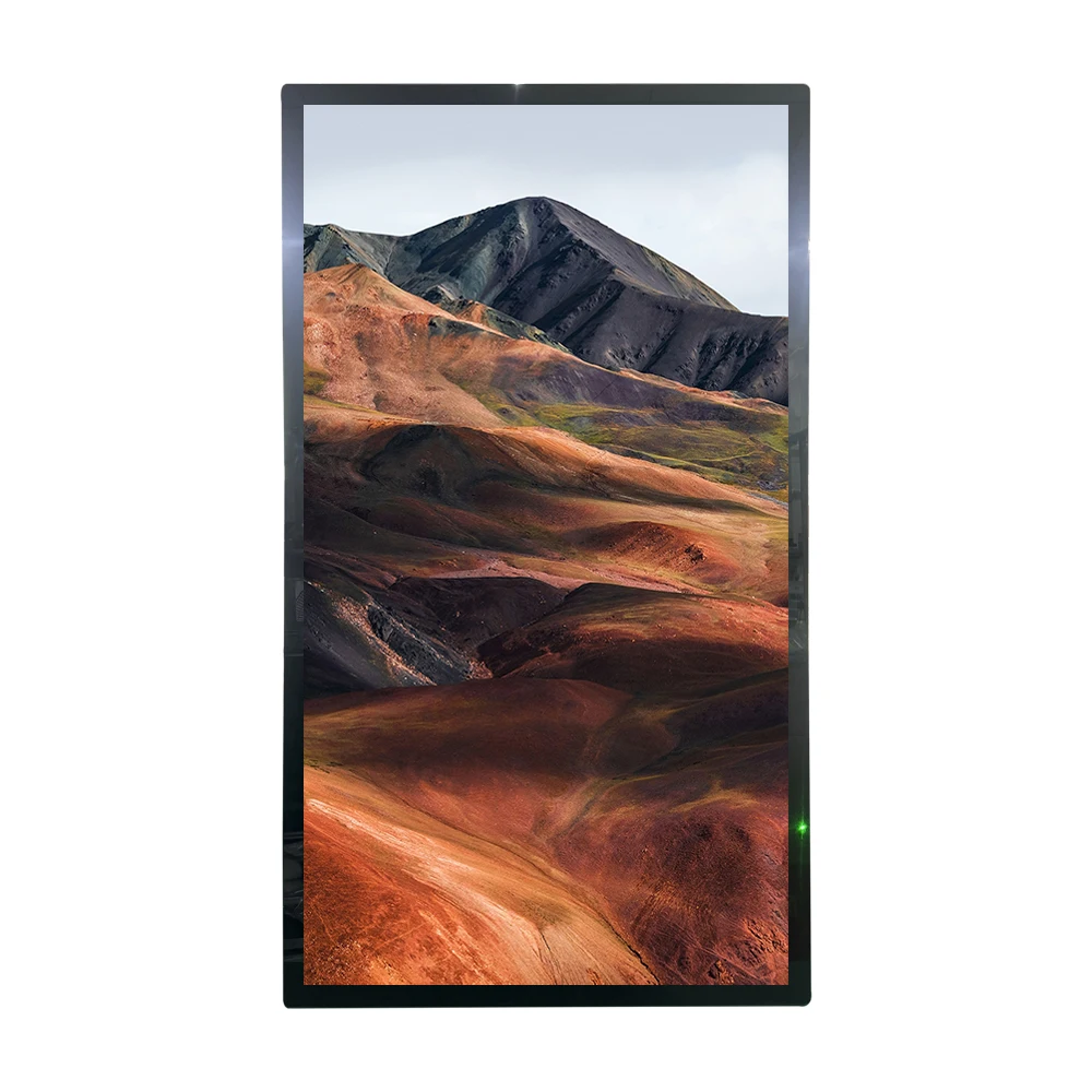 4k Wall Mounted Advertising Machine Android 9.0 Horizontal And Vertical 16:9 Lcd Advertising Screen 43Inch Lcd Digital Signage