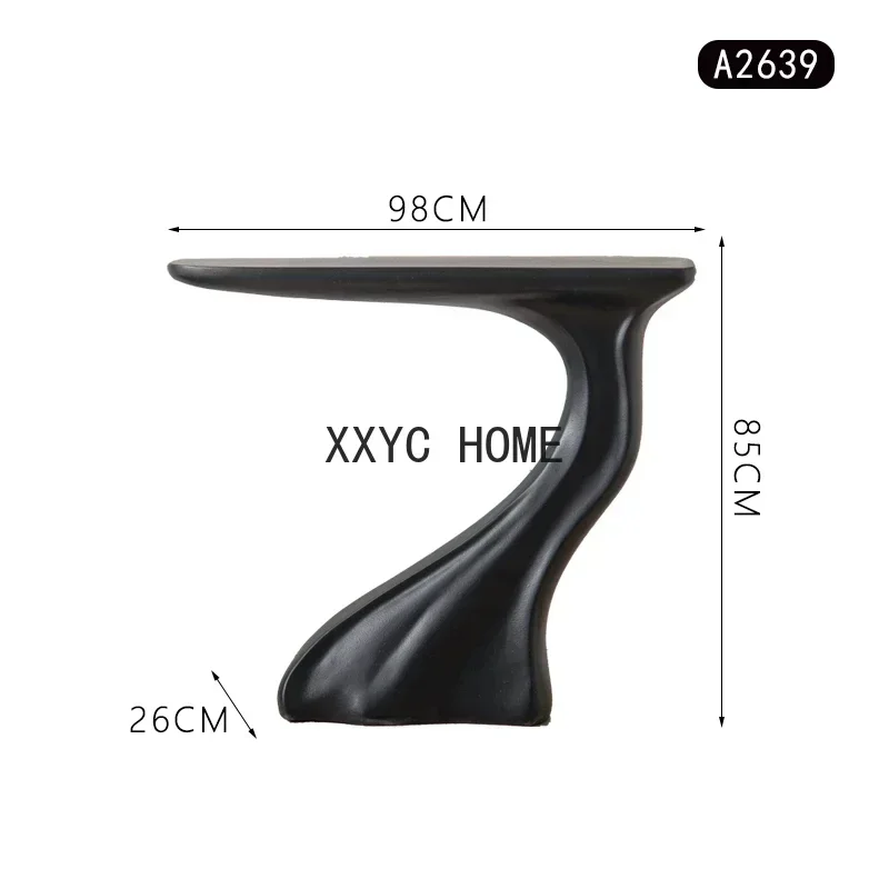 

French Entry Lux Entry Console Designer Italian Corridor Wall Entrance Narrow Table Cream Style a Long Narrow Table