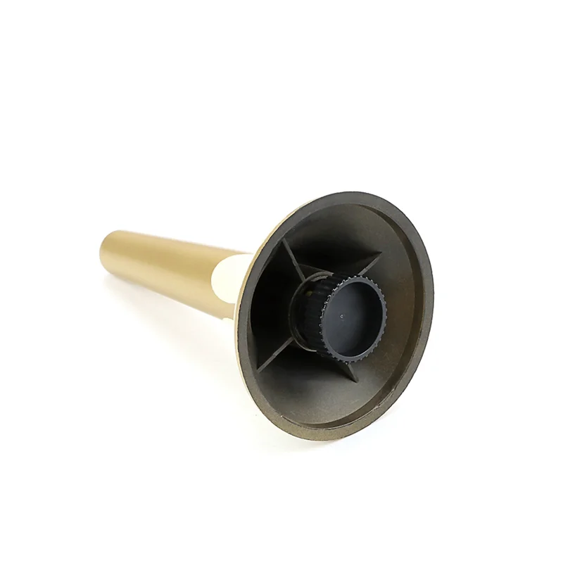 

1 PCS Trumpet Stand Holder With 3 Leg Metal Stand Portable Gold For Trumpet Brass Instrument Accessories
