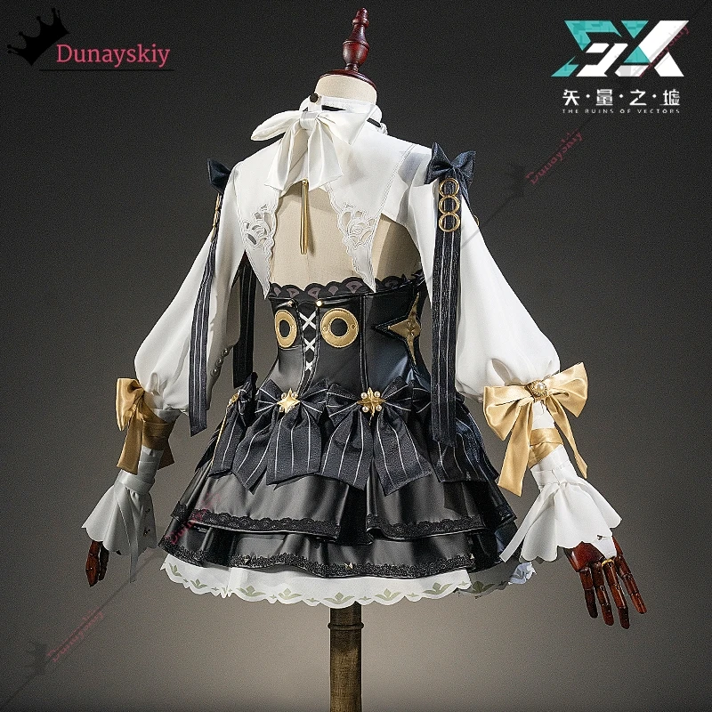 أسترا ياو تأثيري لعبة Zenless منطقة صفر Zzz زي جديد الجلد الثريا شعر مستعار فستان أسود جياكي لوليتا تنورة أنيمي بدلة الحفلات