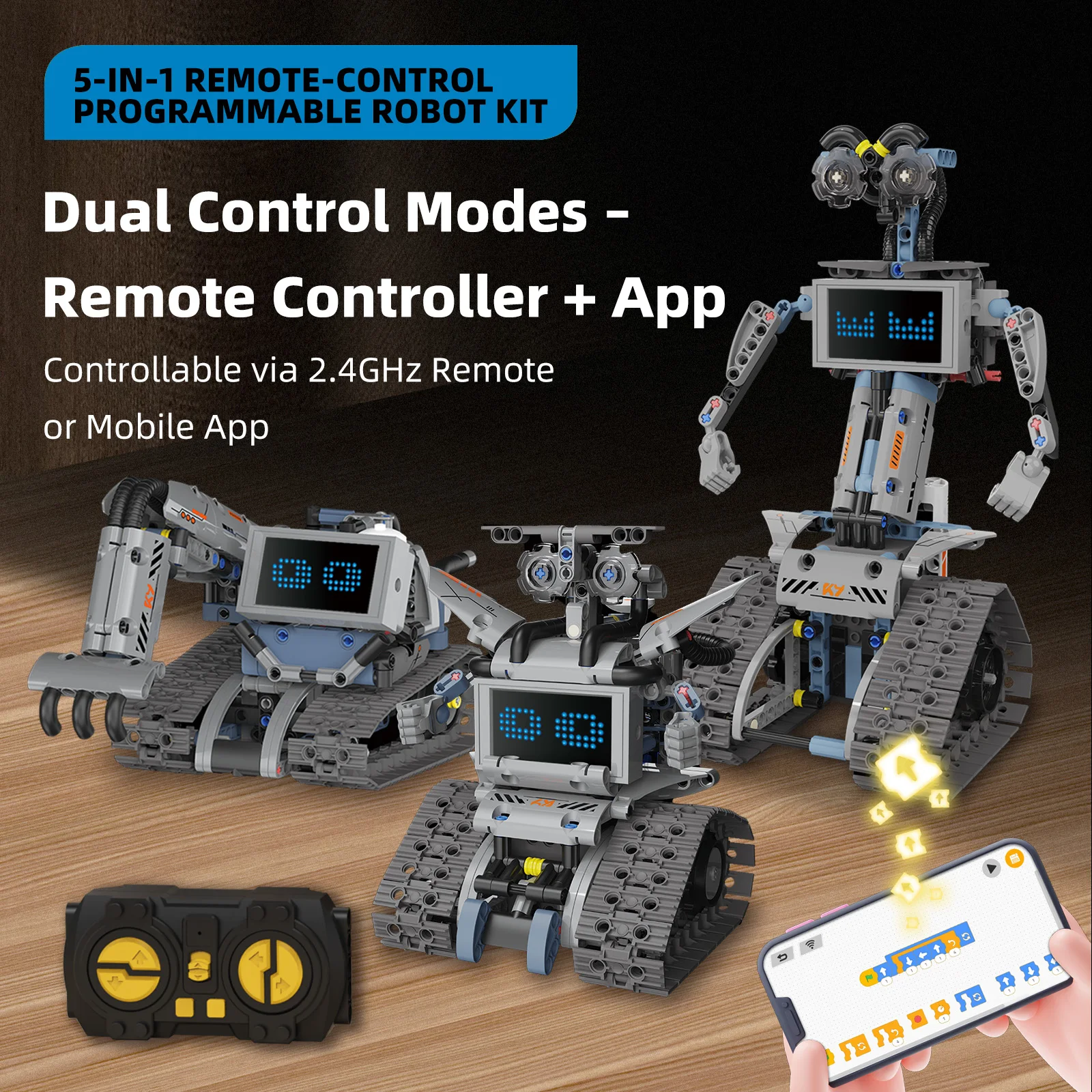 5 in 1 Robot Building Kit, ST - Kids Toys Under £5 ulasan dan harga