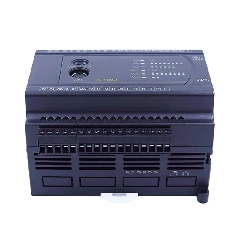FX3U 14/20/24/32/40/60 MR/MT 0-10V Analog Input RS485 MODBUS Relay Transistor Output