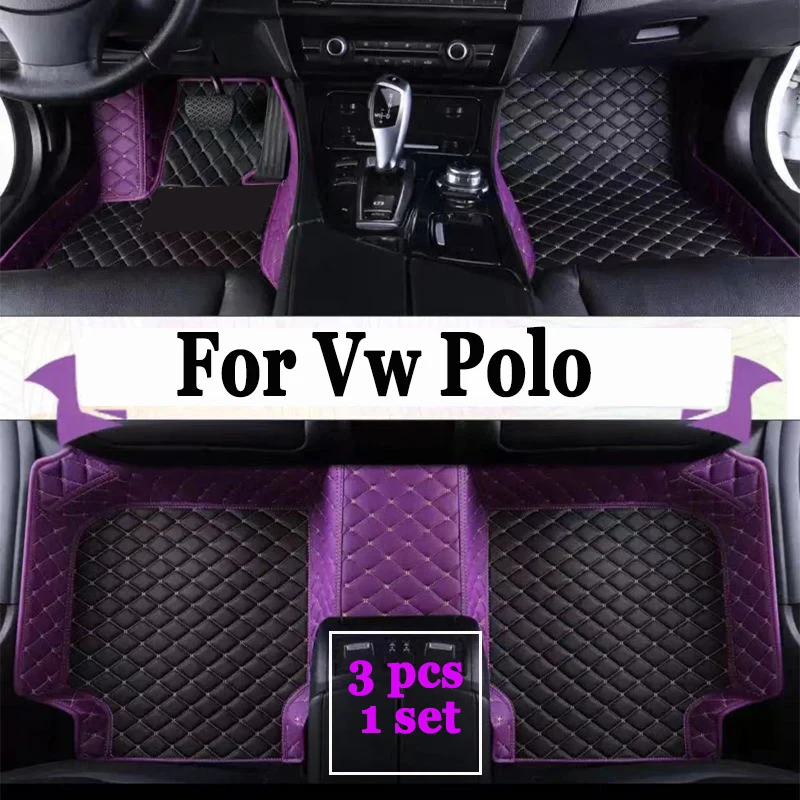 

Пользовательские 3D автомобильные коврики с полным покрытием для Volkswagen Vw Polo 2011-2018 2019-2023 Polo GTI 2012-2017 аксессуары для интерьера ковер