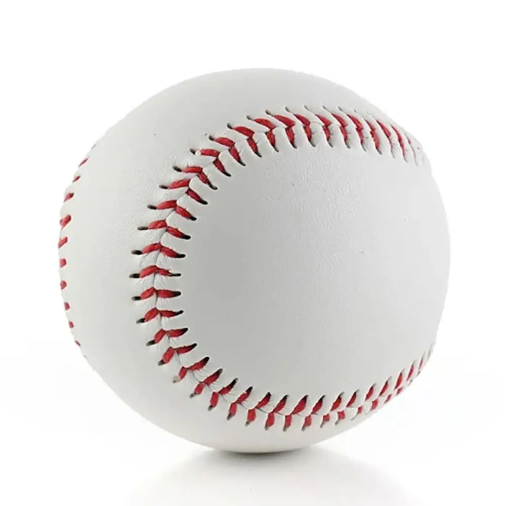 1Pcs Rubber Inner Sports Baseball Solid Foam Bouncy Ball PVC Handmade Baseball Soft Hard Outdoor Training Baseball