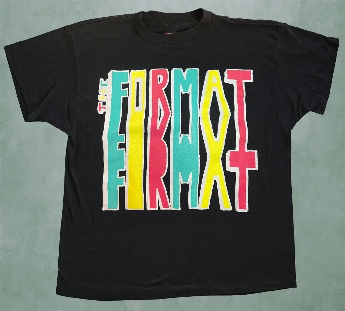 The Format Band Colorful Basic logo T Shirt Full Size S-5XL