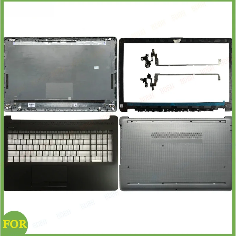 

Для ноутбуков HP 15-DA, 15-DB, 15T-DA, 15T-DB, TPN-C135, TPN-C136, 250 G7, 255 G7: задняя крышка ЖК-дисплея/передняя рамка/верхняя часть корпуса (пальмрест)/нижняя часть корпуса