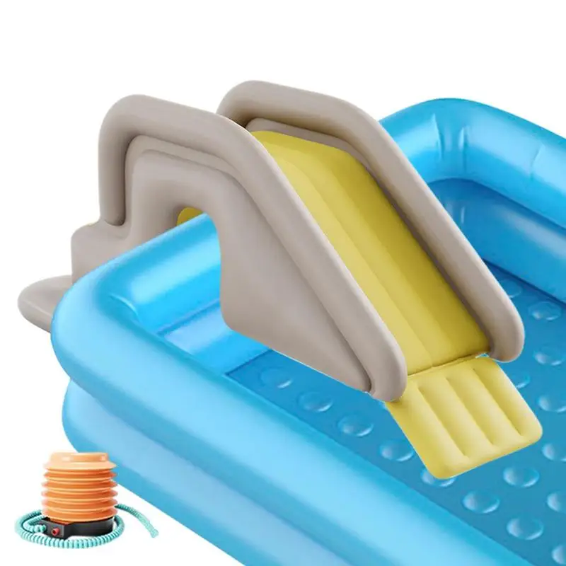 

Inflatable Pool Water Slide For Outdoor Indoor Baby Bath Toys Outdoor Waterpark Anti-Tipping Slides Fun Toy Inflatable Slide