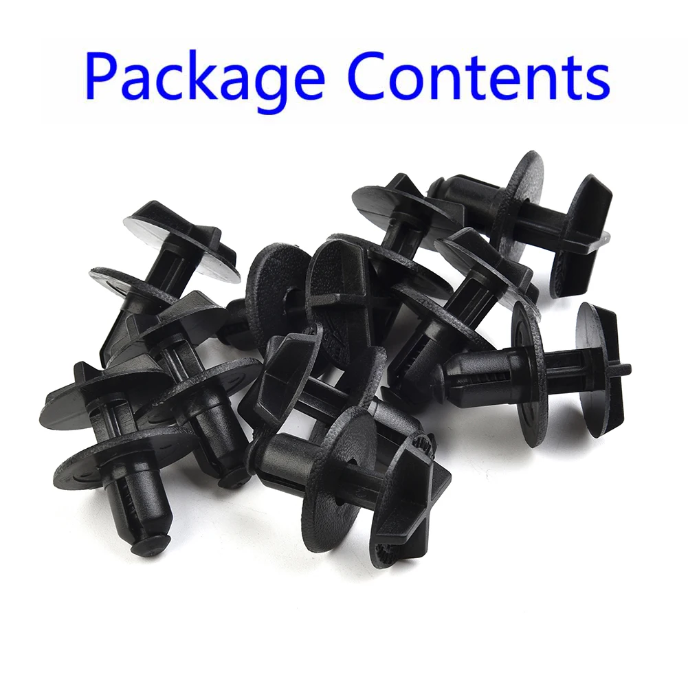 10pcs Car Battery Cover Air Intake Trim Plastic Clips Panel Retainer Fastener For Range Rover Discovery Evoque Auto Accessories