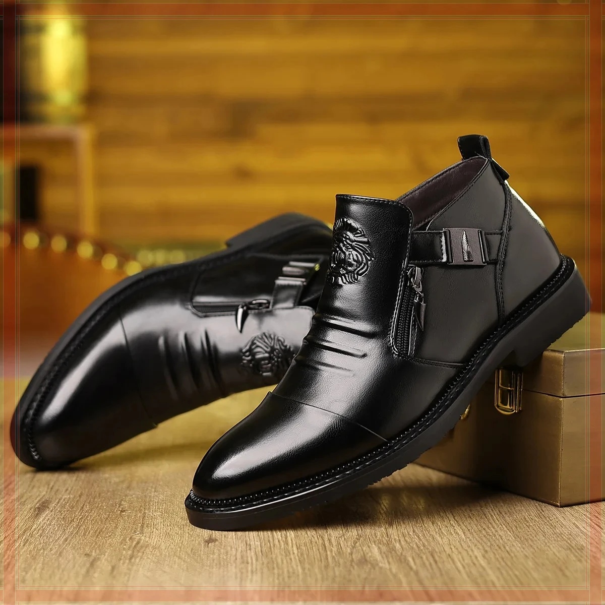 أحذية رجالي ربيع جديد أحذية تشيلسي اليدوية أحذية رائعة للرجال فستان أحذية أنيقة عادية الأعمال حذاء فاخر الأحذية الاجتماعية