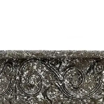 For Outdoor Rustic Iron with Heat-Resistant Coating and Side Handles for Patio Garden Decor Black 38.5x21.5x19cm