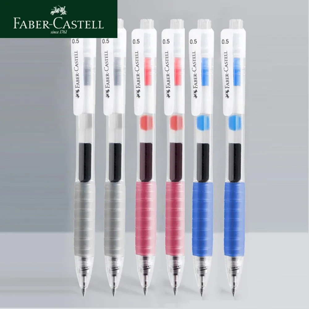 3pcs/5pcs FABER-CASTELL Gel Pen Fast Dry Writing Smooth 0.5mm Air Feeling Not Easy To Fatigue Office School Stationery