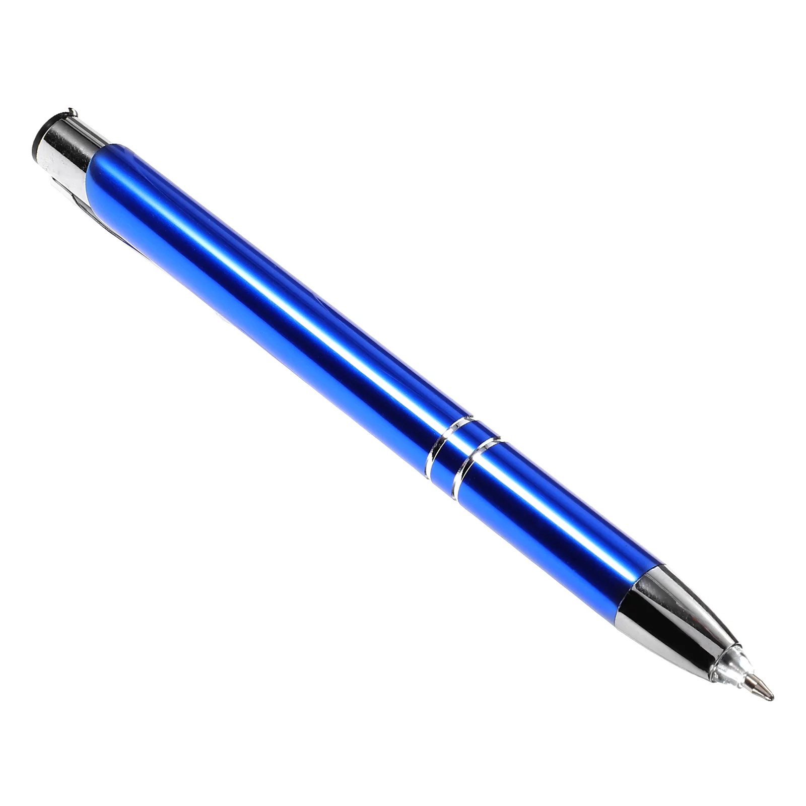 Lighted Ballpoint Pen Pens with Stylus Tips Replaceable Black Iron for Touch Screen