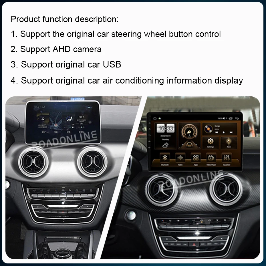 10.1 Android 12 per Baic Senova D50 Baic pechino EU5 Baic X55 2018-2022 lettore multimediale per auto ricevitore Radio Stereo GPS CarPlay