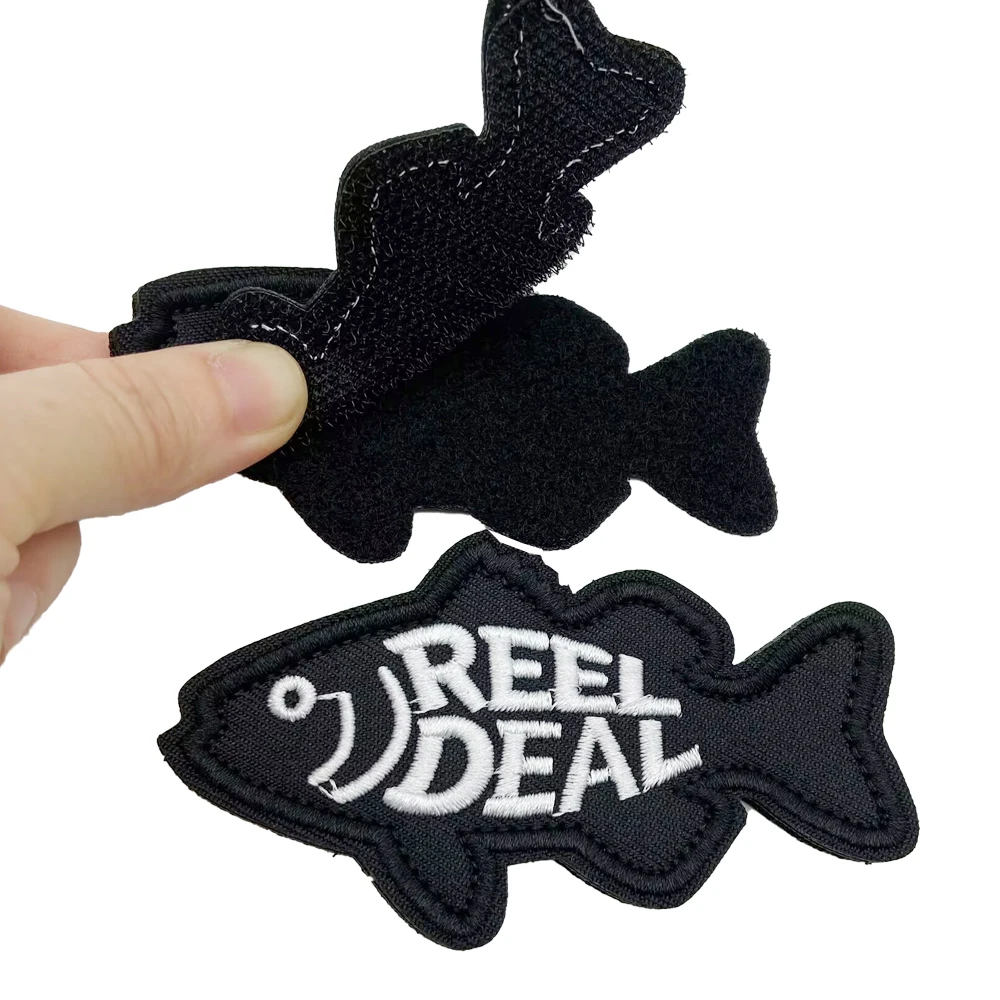 Fishing Themed Hook Loop Patch- 