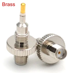 1Pcs SMA Female To Motorola Male Test Connector SMA To MOTO Head Walkie-talkie ForGP68 GP88 GP88S GP2000 GP328 GP338 GP300 Brass