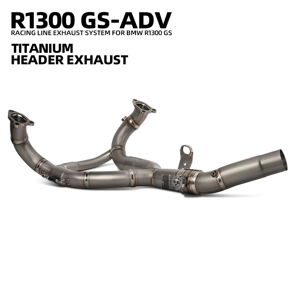 For BMW R1300GS Adventure ADV R1300 GS Motorcycle Exhaust Manifold 60MM Compatible Original Escape Muffler with Manual Valves