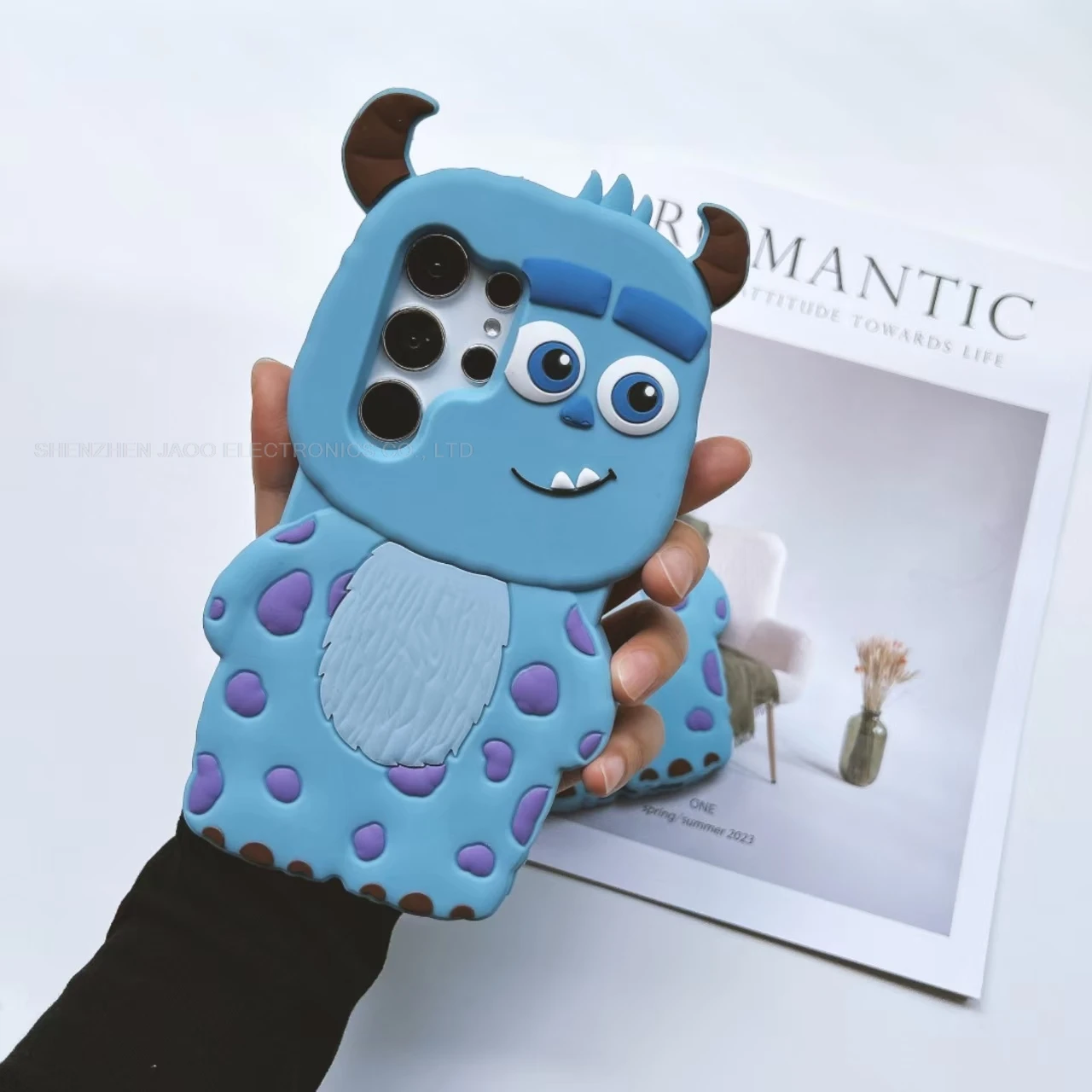 لطيف ثلاثية الأبعاد لعبة من الكارتون قصة سولي الحالات الهاتف لسامسونج غالاكسي S21 FE S23 الترا S24 الترا مكافحة الإفلات لينة غطاء سيليكون #1