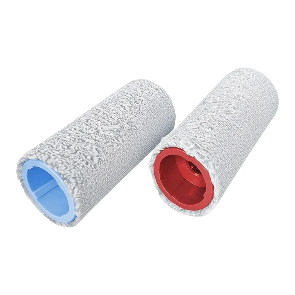 Roller Brush Replacement Kit Washable Refill For Wireless Floor Scrubber Large Capacity Enhanced Multi-Function Wet Dry Cleaning