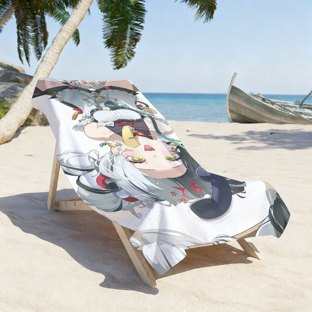 Game Dialyn Zenless Zone Zero Towel Sports Quick Dry Travel Camping Gear Sandproof Soft Light Large Beach Towel