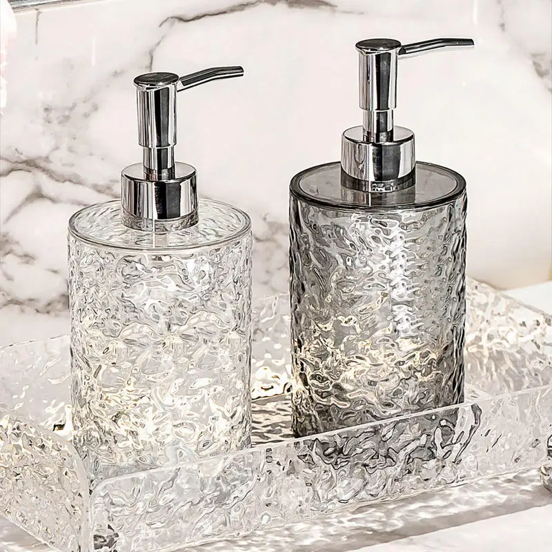 Botella dispensadora de jabón de espuma de lujo, tipo prensa, Gel de ducha líquido para baño, botella vacía, contenedor de champú, accesorios de baño