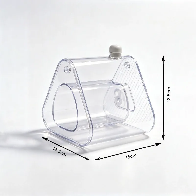 Hamster Cooling Ice House Transparent Acrylic Summer Cool Nest Small Pet Heat Dissipation Hideout Cage Gerbil Mouse Chinchilla - view 6