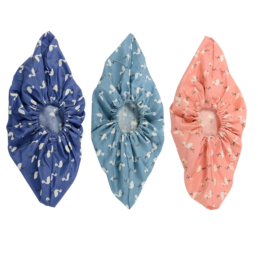 

3pcs Non-Slip Shoe Covers Reusable Breathable Washable Floor Wiper Shoe Protectors For Home Use (Random Color)