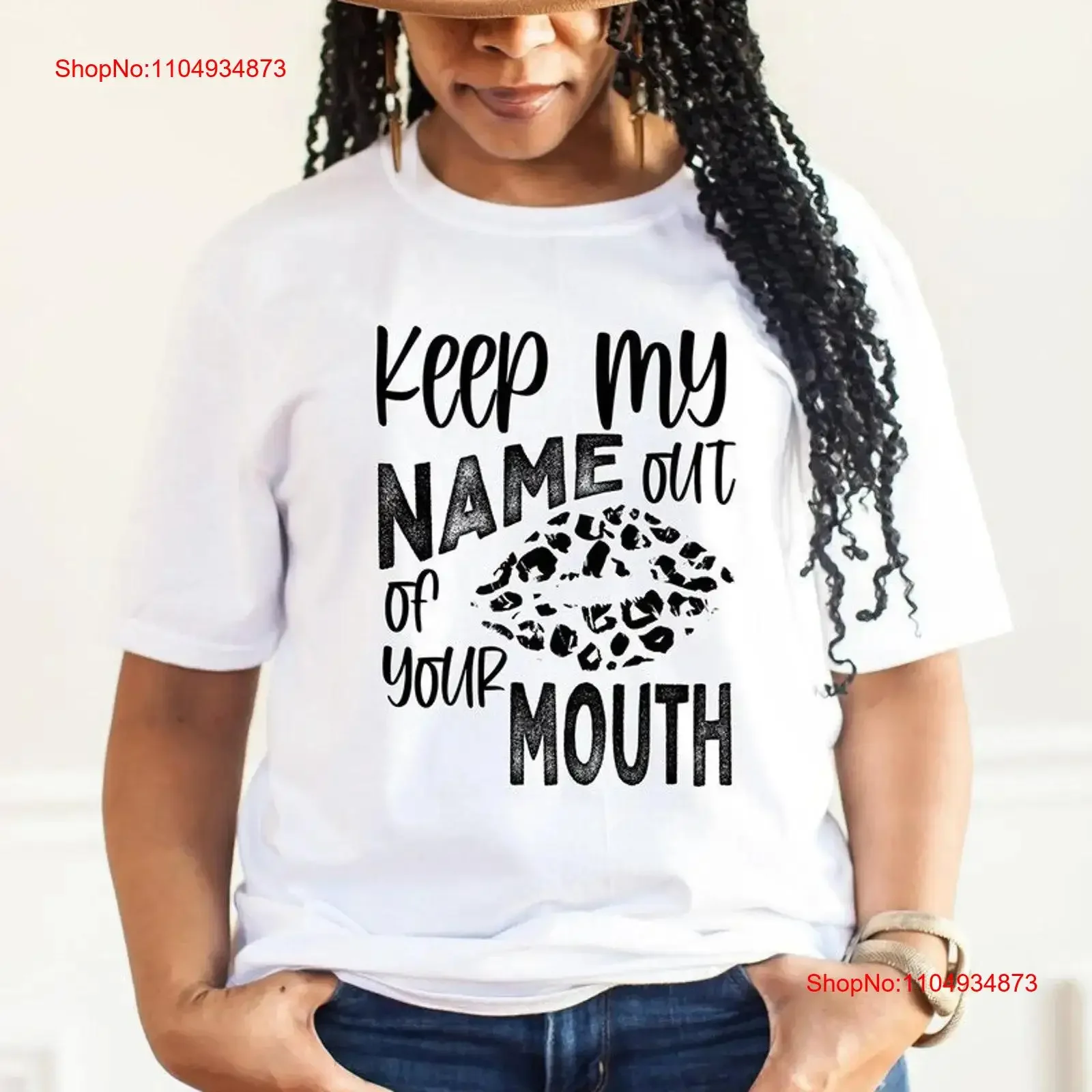 Keep My Name Out Your Mouth T Shirt Funny Statement vintage Washed Versatile homme streetwear Soft Unisex Stylish fashion
