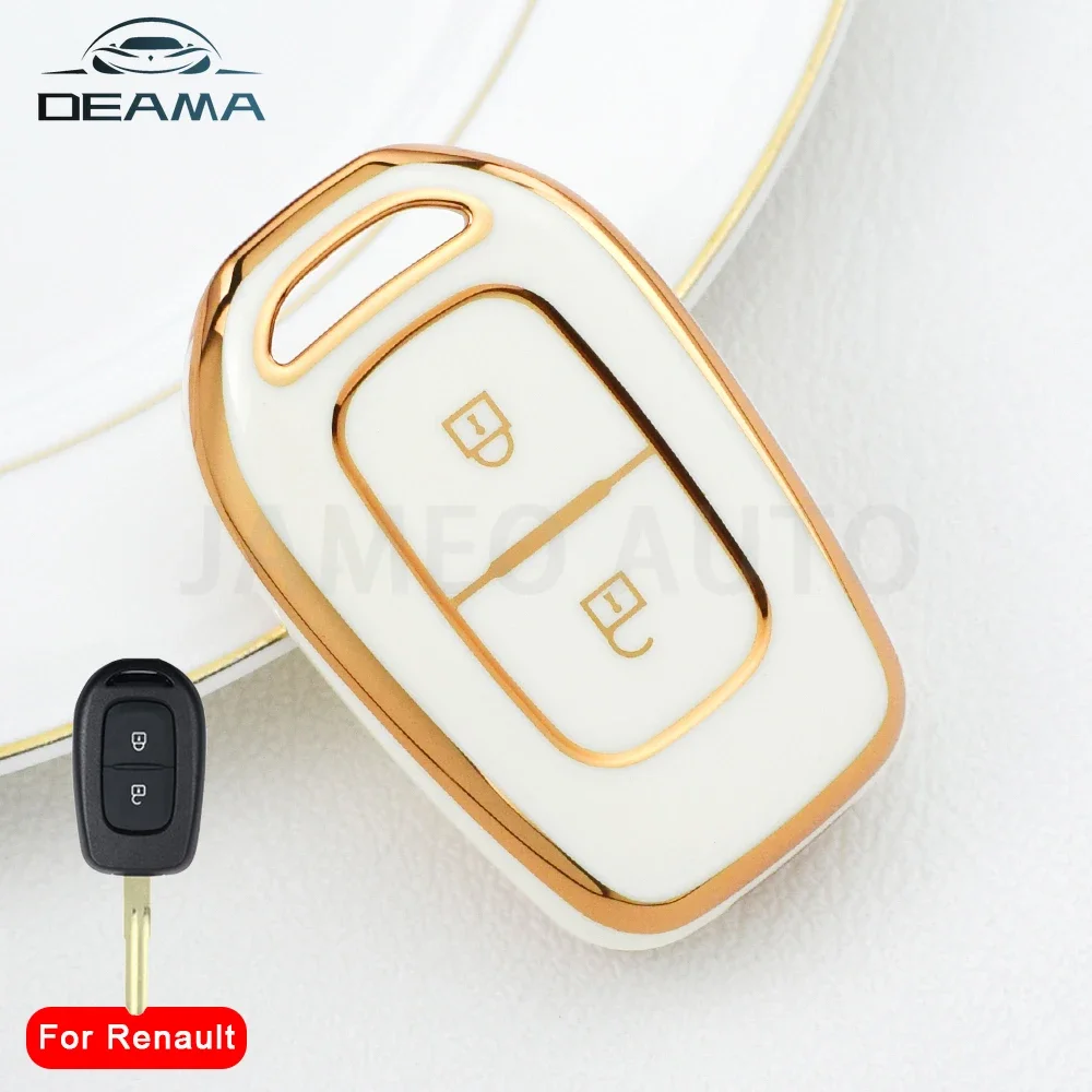 For Dacia Sandero Stepway Logan Duster for Renault Clio 5 Dokker Logan Stepway Clio 5 SS2 Renault TWingo TPU Key Case Cover