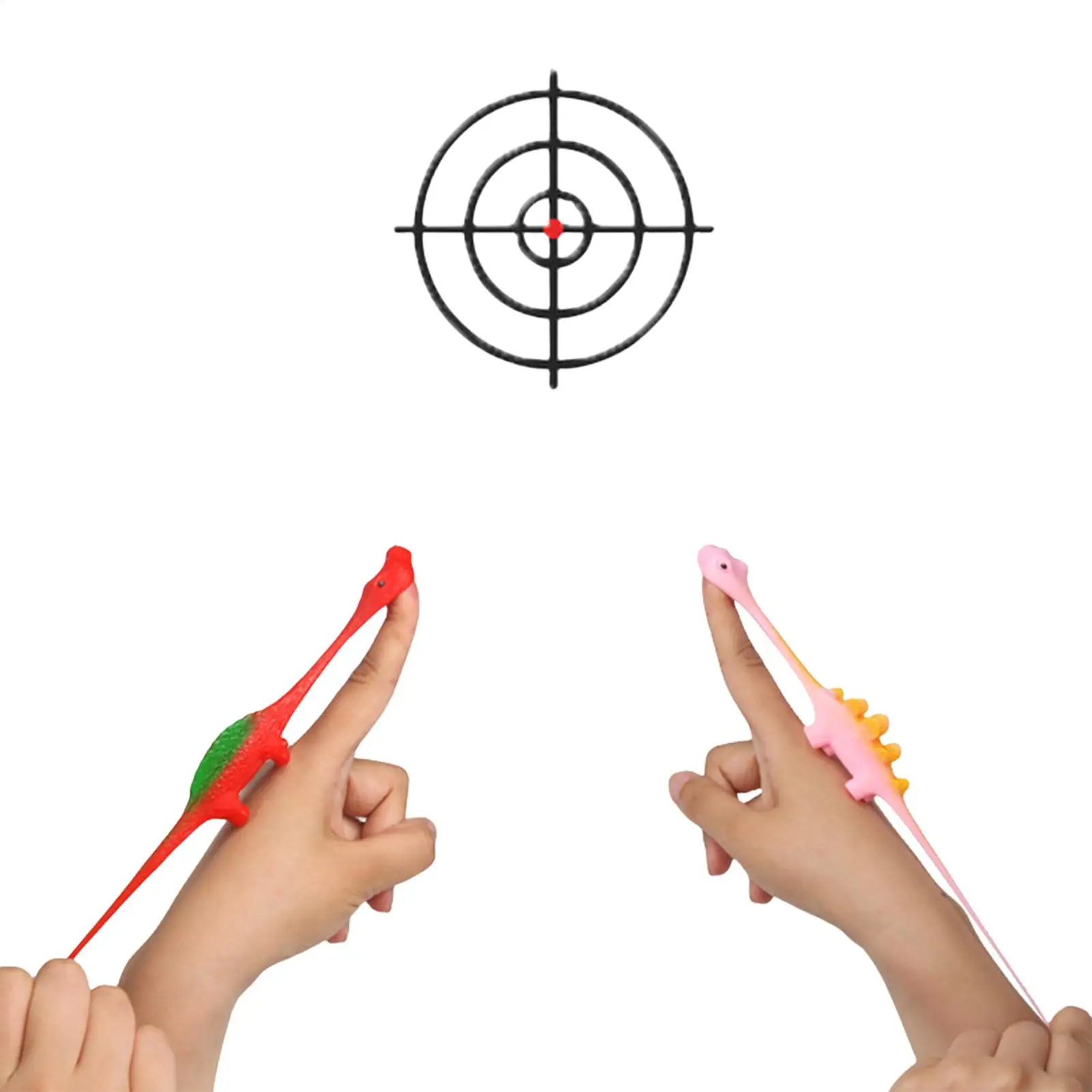 

Катапульта для запуска динозавра в форме динозавра, игрушка на палец, игрушки для снятия стресса для детей, подростков и взрослых, эластичные игрушки на дни рождения