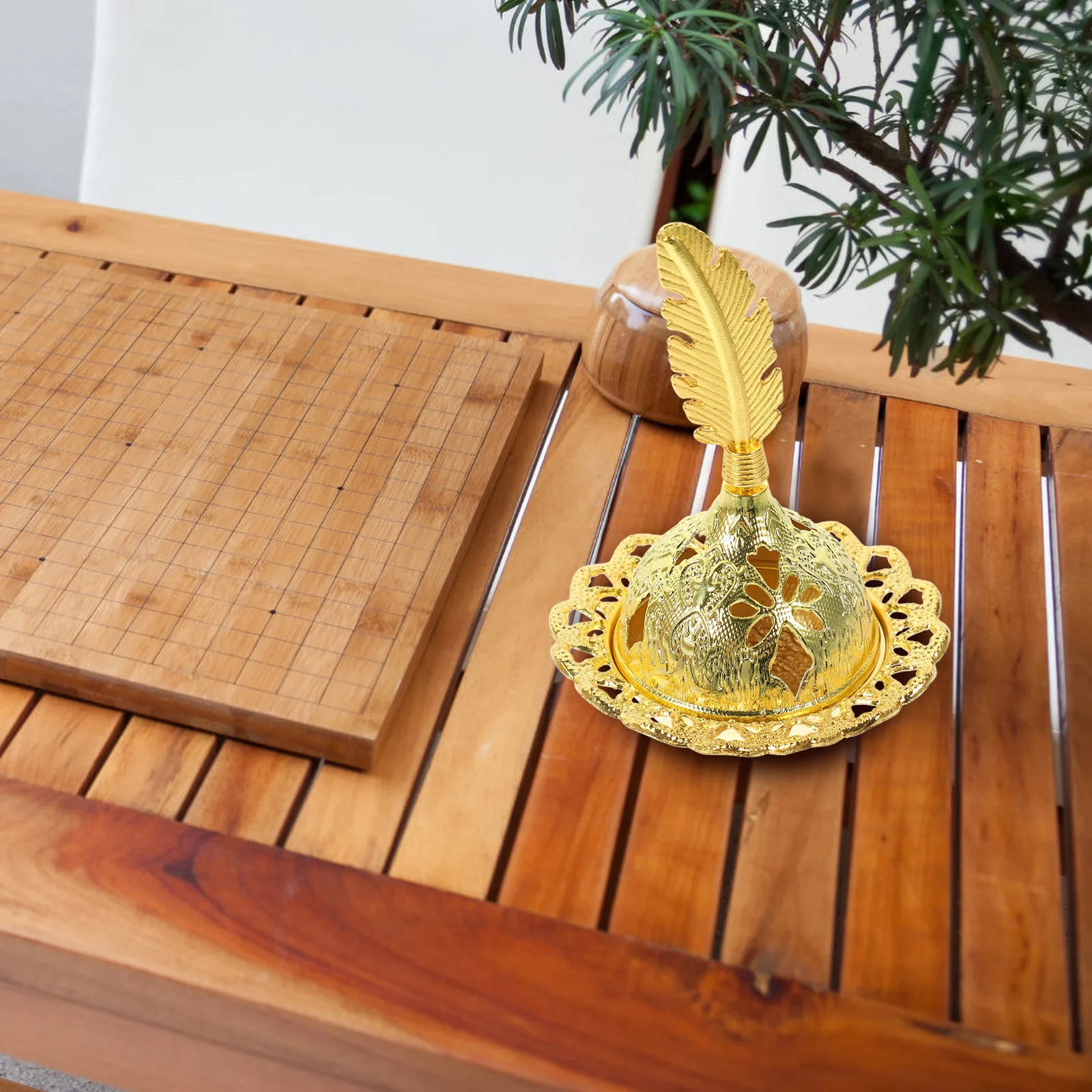 

Incense Burner Decorative Censer Small Size Lightweight Alloy Aroma Furnace Home Decor Study Bedroom Yoga Centerpiece Table