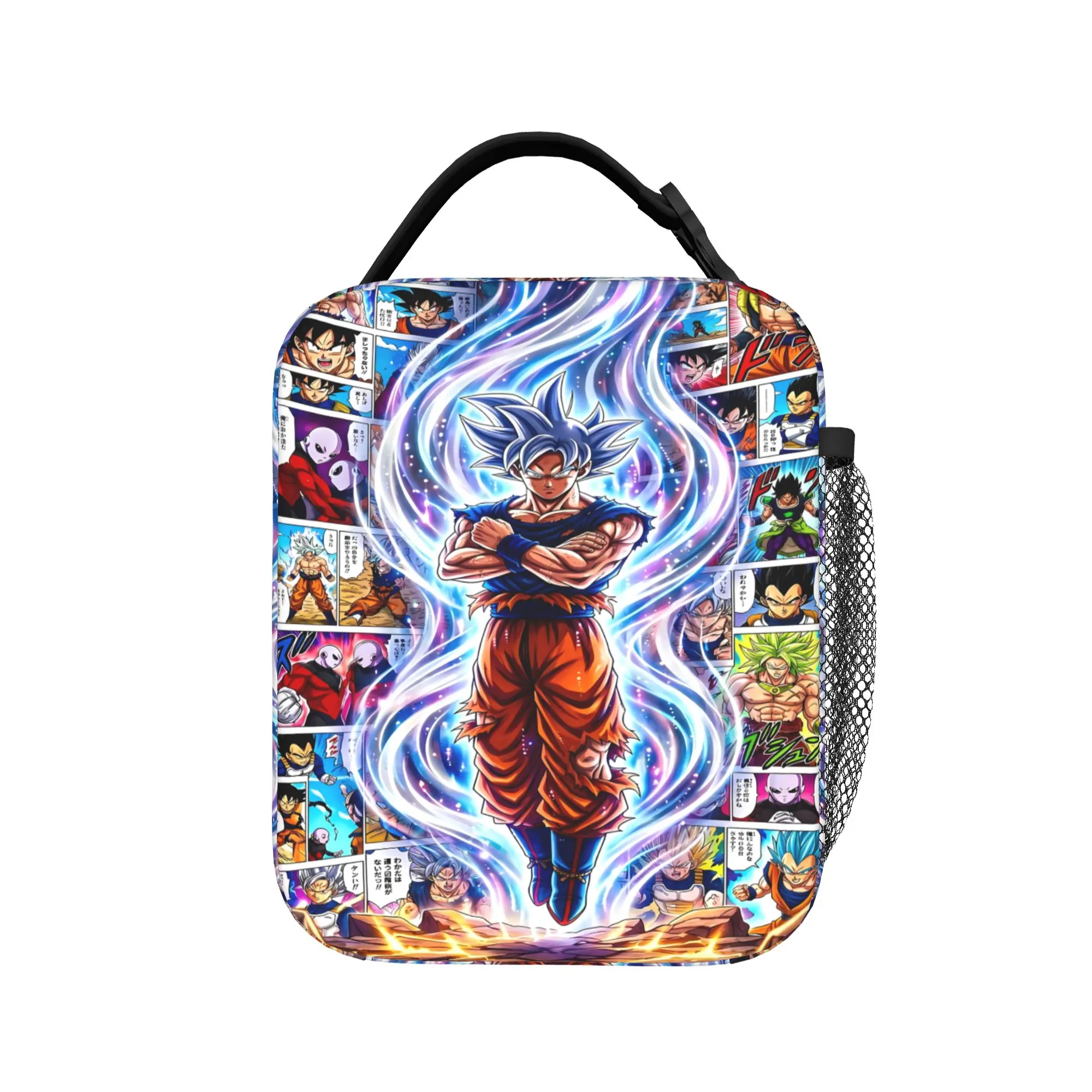 Dragons Ball Anime Song Goku Lunch Bag Kawaii Picnic Lunch Box Custom Convenient Thermal Lunch Bags Back To School