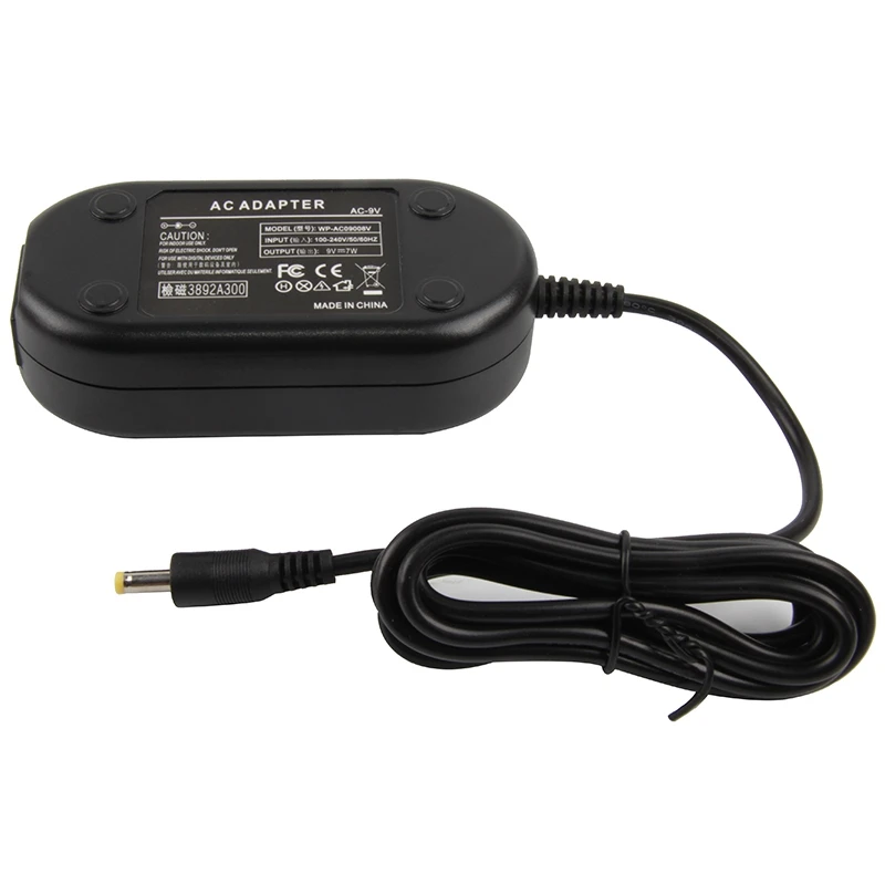 AC-9V + CP-W126 กล้องอะแดปเตอร์ไฟ AC Kit/เครื่องชาร์จสําหรับ Fujifilm X-E1 X-E2 X-M1 X-A2 X-A1X-T1 พร้อม DC Coupler (US Plug)