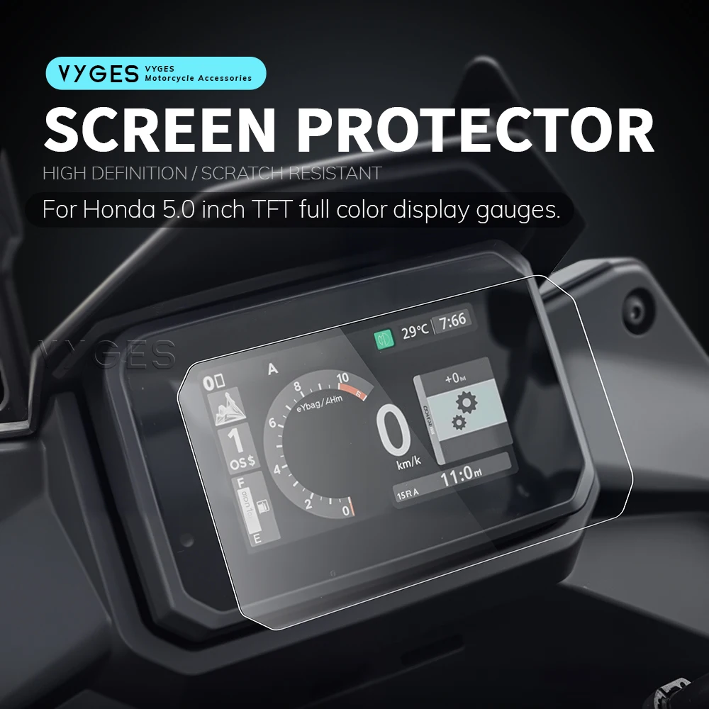 Для Honda NC750X NC 750 X XL750 Transalp 2025-NX500 NX400 2024- Защитная пленка для TFT-дисплея Защитная пленка для экрана Инструментальная пленка