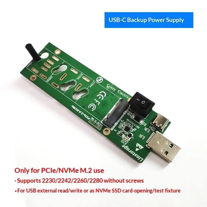 Herramienta Profesional de Mantenimiento: Adaptador de Disco Duro SATA a USB M.2/NVME para Abrir Tarjetas de Controlador SSD