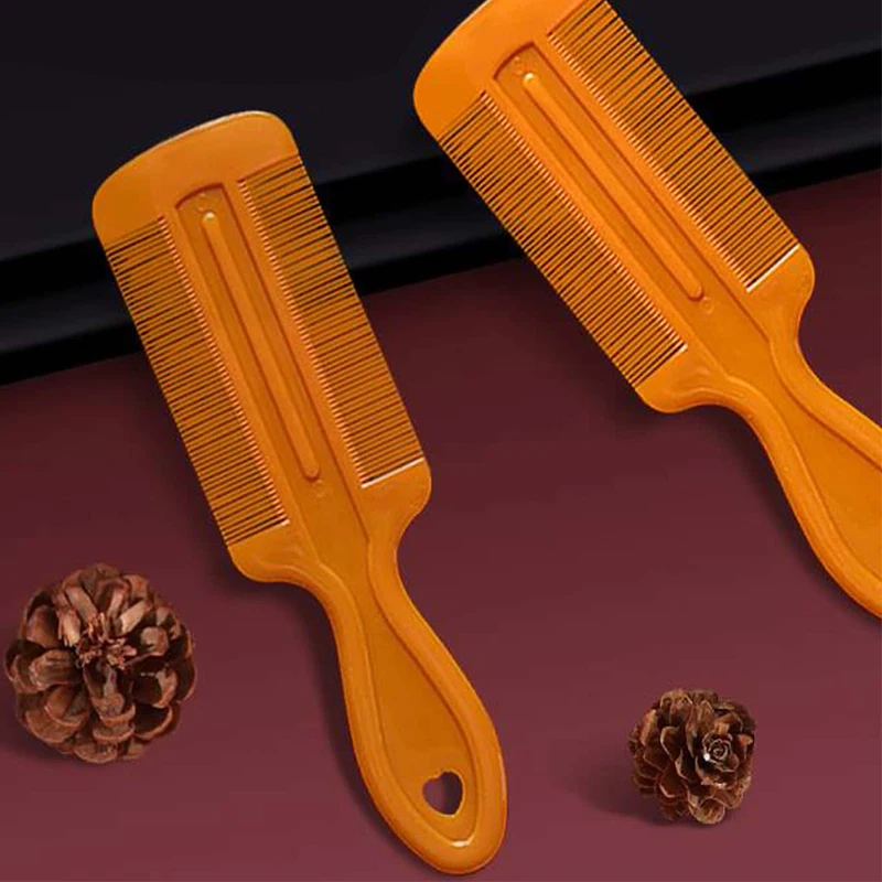 

Прочная расческа из АБС-пластика с мелкими зубьями — удаляет вшей и блох + против перхоти, подходит для дома и путешествий, всех типов волос