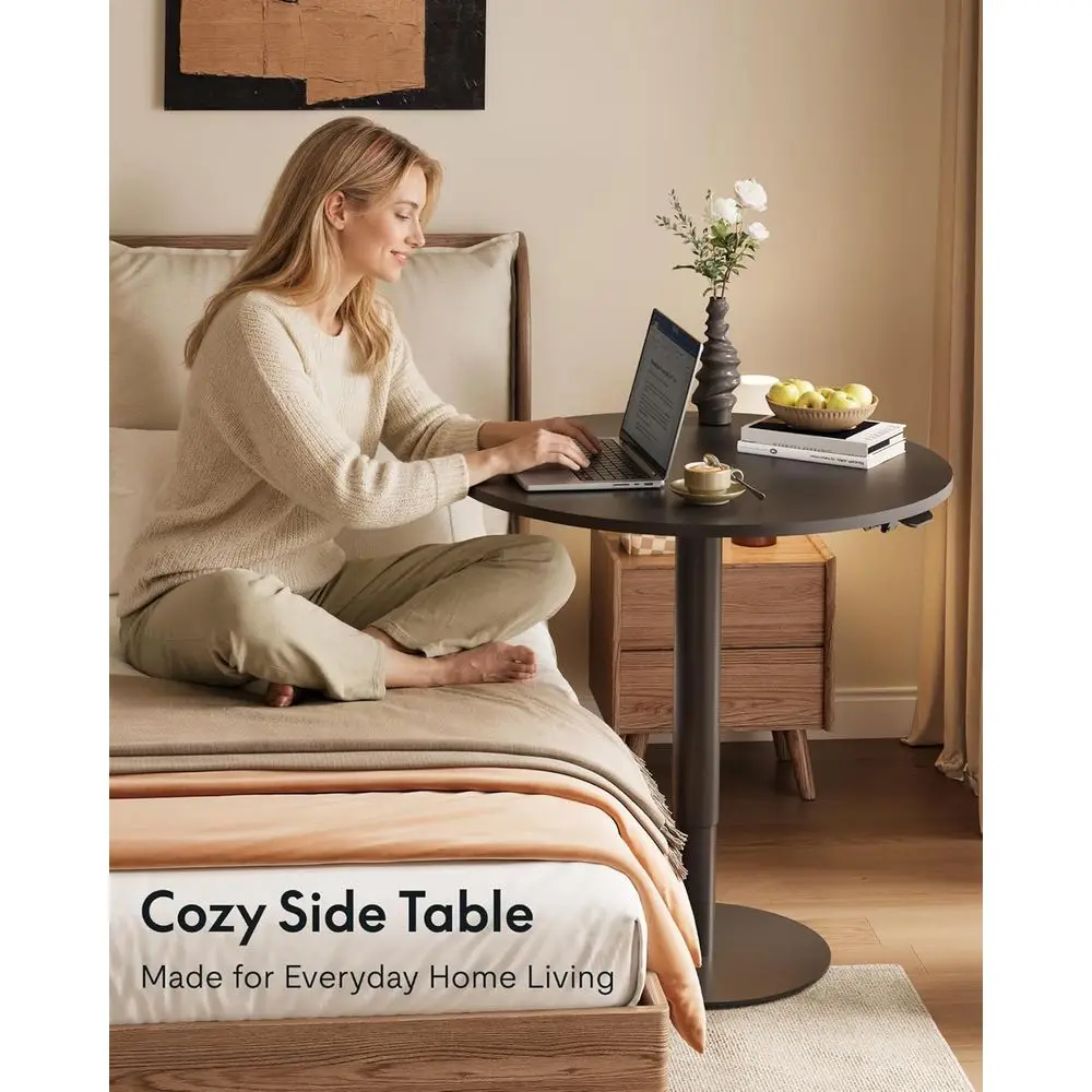 Gas Spring Lit Sit-to-Stand Table, 27.56