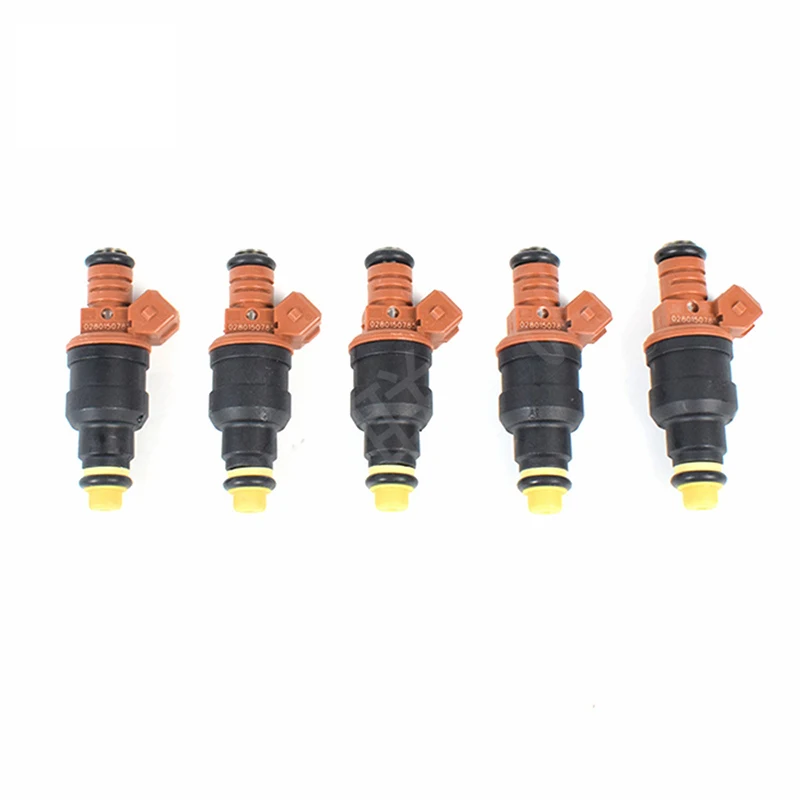 5Pcs Fuel Injector 0280150785 Fit For Volvo 850 2.3L 2.4L Turbo 1994-1997 078133551BA