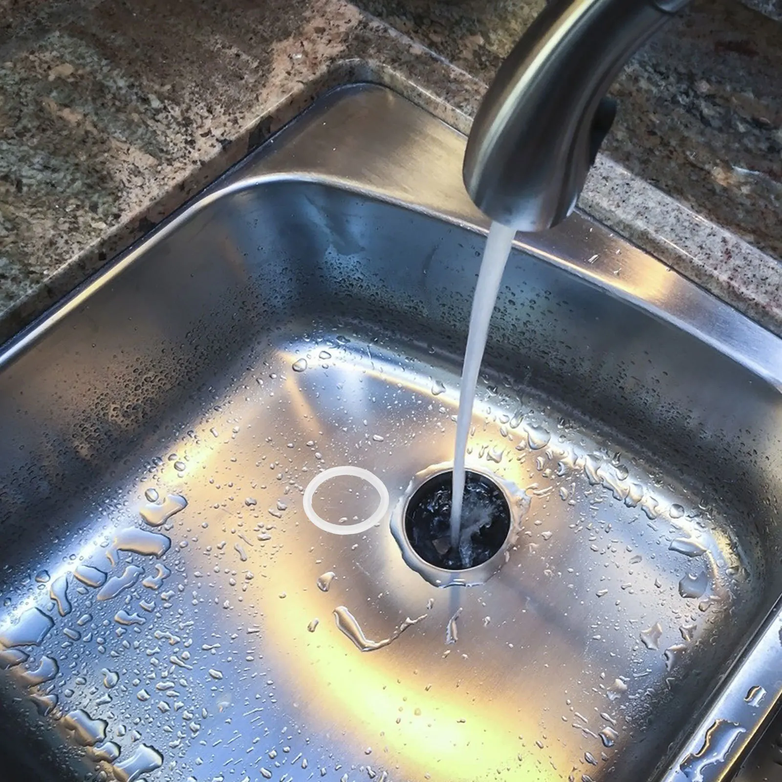 10 Buah Gasket Penyegel Silikon Tahan Lama Anti Bocor Cincin Pemasangan Saluran Pembuangan Wastafel Universal Cocok untuk Cincin Penyegel Bak Cuci Dapur