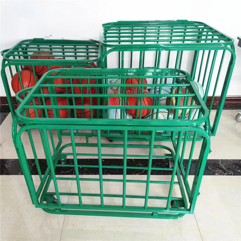 Portable football cart folding football basketball volleyball cart
