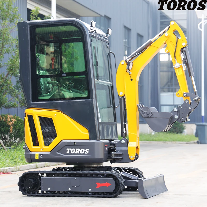 New Farm EPA Engine Mini Digger Excavators Bagger Pelle Machine Minibagger Machinery 1.6 ton Customized mini excavator