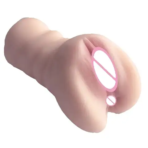 2 in 1 Realistic Vagina Anal Male Masturbator sexx Toys for Men with 3D sexx Portable Flesh Light sexx Dolll Pocket Pussyy for Men