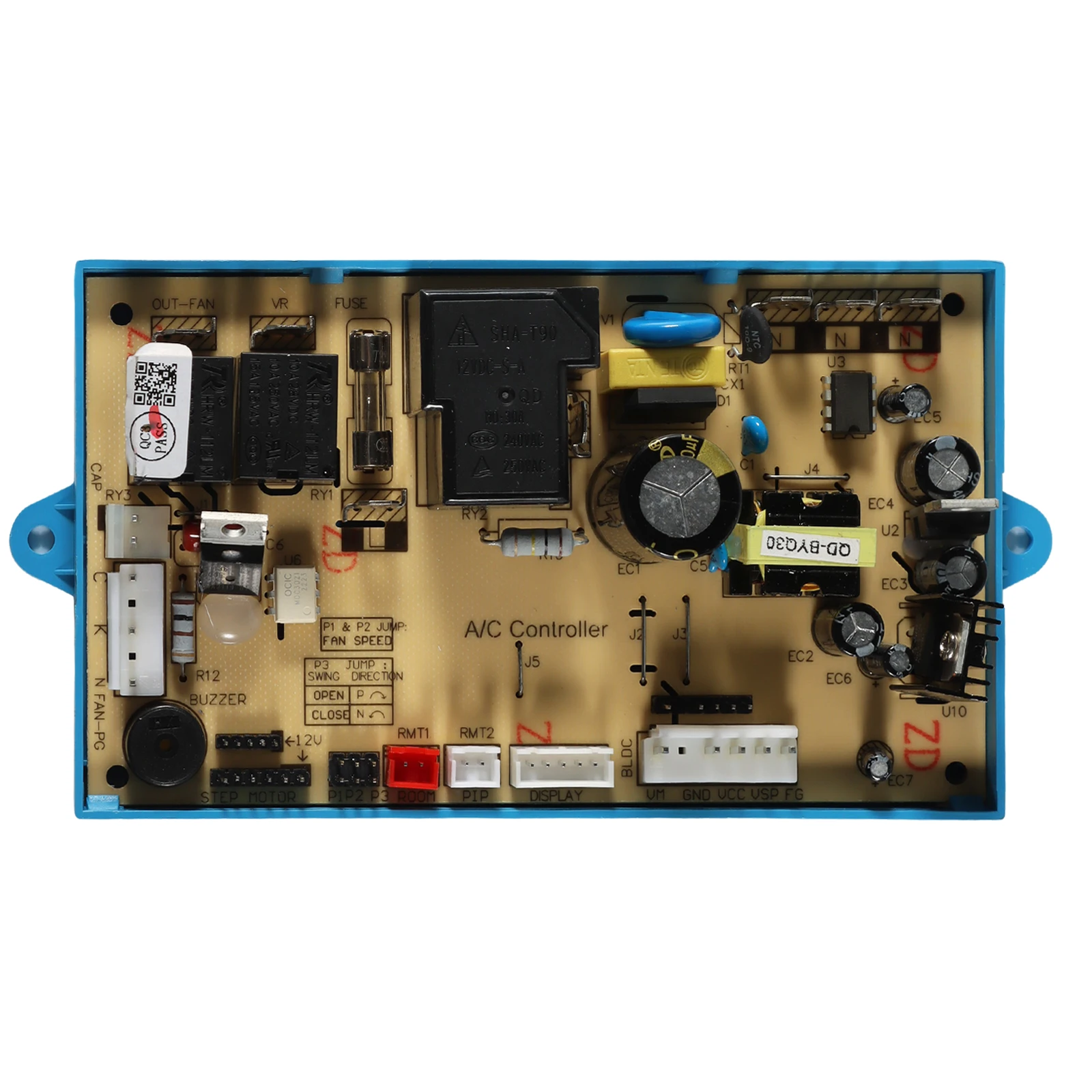 نظام لوحة تحكم عاكس تيار مستمر عالمي 24000BTU لمكيف الهواء سبليت QD82U + محرك ضاغط تيار مستمر قوي خارجي داخلي