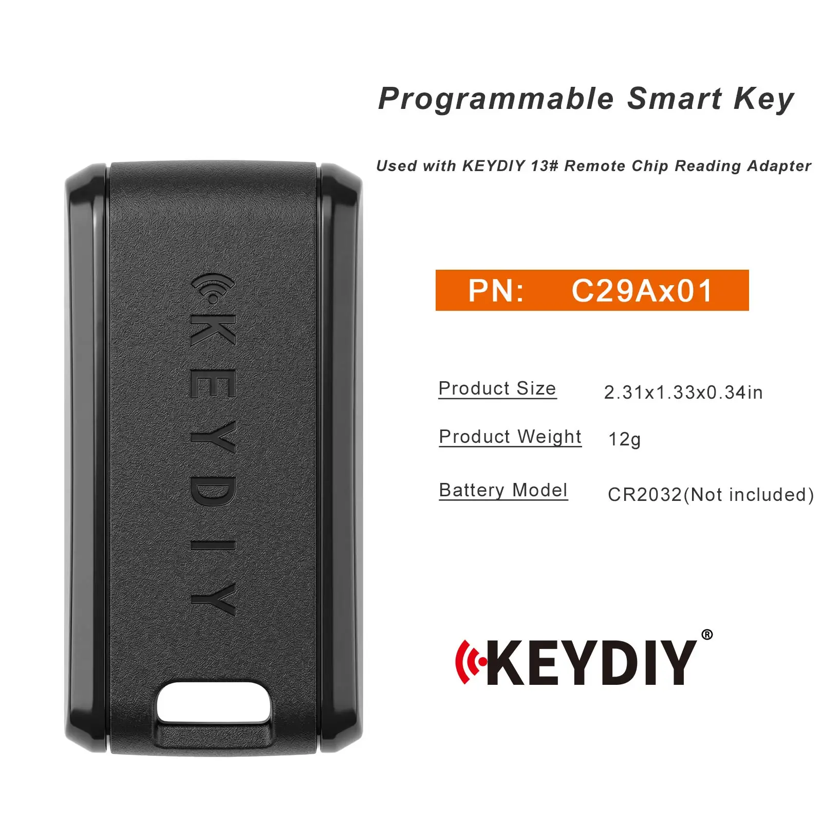 Keydiy C29Ax01 Smart Key Specially For Smart Keys With NXP Chip Which Cannot Be Generated