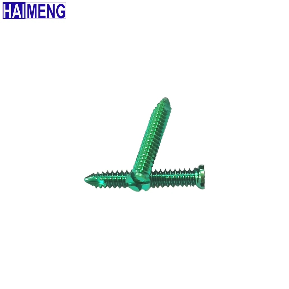 10pcs 1.6mm Titanium ALPS Locking Screw, Mascotas Veterinary Orthopedics Implants, Surgical Instruments for Dogs, Pet Products