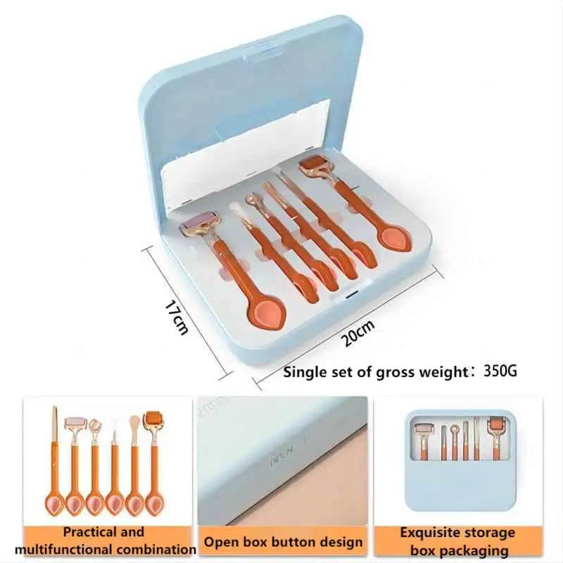 مجموعة أدوات متعددة الوظائف للعناية بالبشرة والجمال ، أسطوانة ثلج للعناية بالبشرة ، أسطوانة اليشم ، مجموعة التدليك للعناية بالبشرة في المنزل